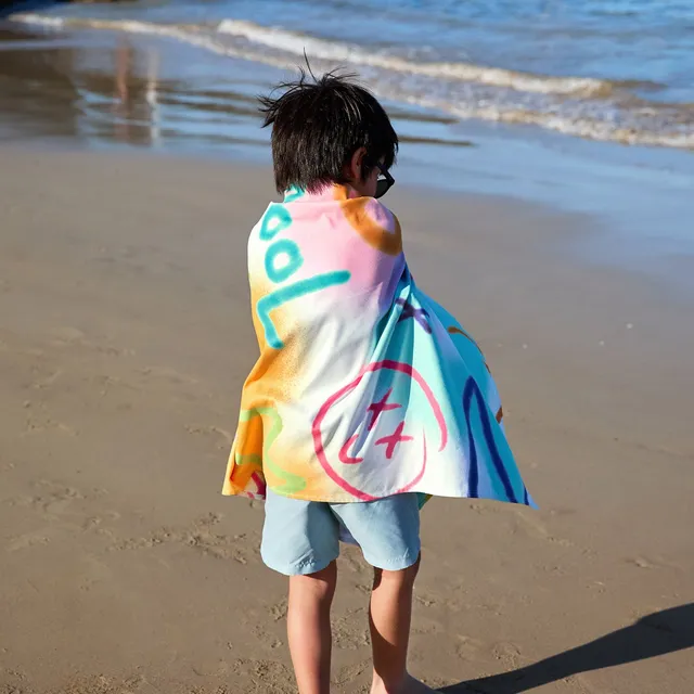 dock-bay-kinderstrandtuch-sand-to-streets-quick-dry-kids-beach-towel-100-recycel image 1