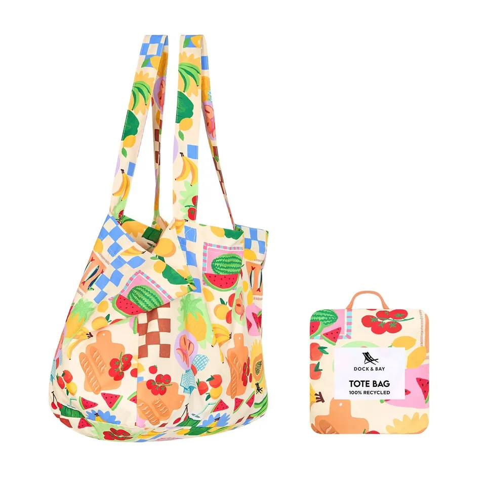 dock-bay-foldaway-tote-bag-supper-club-faltbare-strandtasche-aus-100-recyceltem- image 1