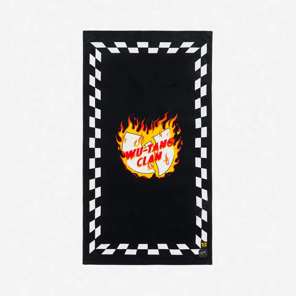 slowtide-blocks-on-fire-strandtuch-wu-tang-clan-x-slowtide-beach-towel-mit-flamm image 1