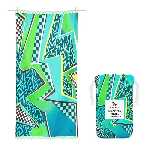 dock-bay-kids-beach-towel-kinder-strandtuch-tide-skater-sandfreies-schnelltrockn image 1