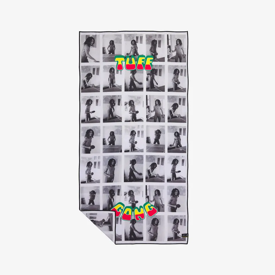 slowtide-tuff-pong-performance-quick-dry-travel-towel-bob-marley-x-slowtide-reis image 1