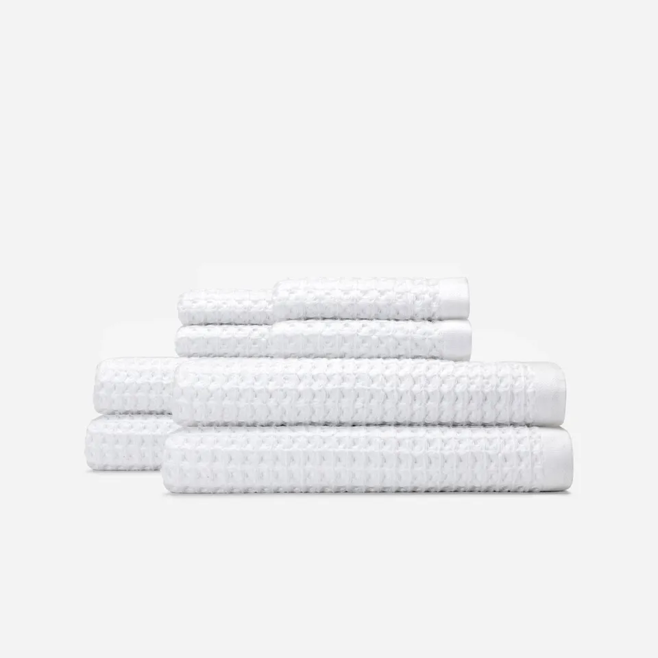 slowtide-guild-waffle-bath-towel-bundle-4-4-wei-4-badet-cher-4-handt-cher-im-waf image 1