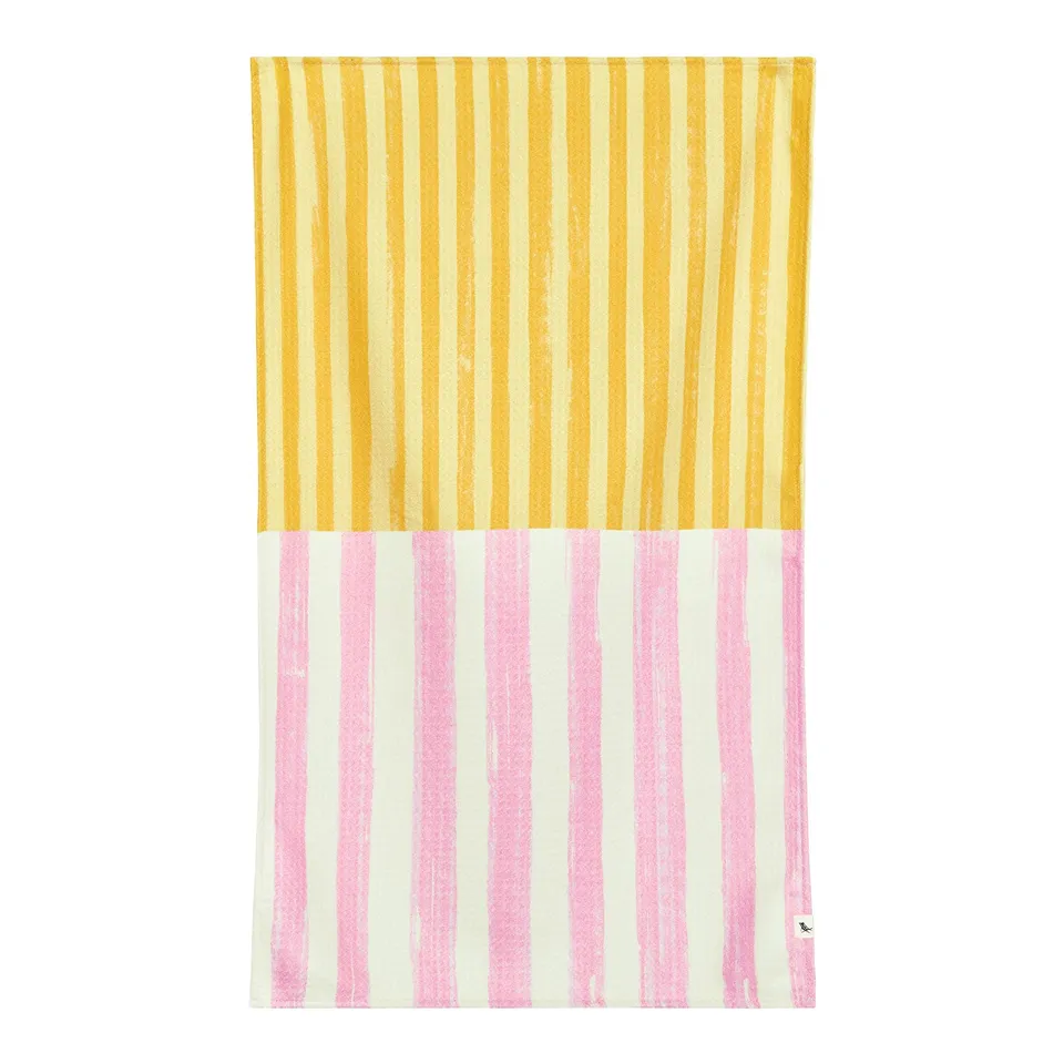 dock-bay-tea-towel-pink-grapefruit-geschirrtuch-aus-100-recyceltem-dryq-gewebe-s image 1