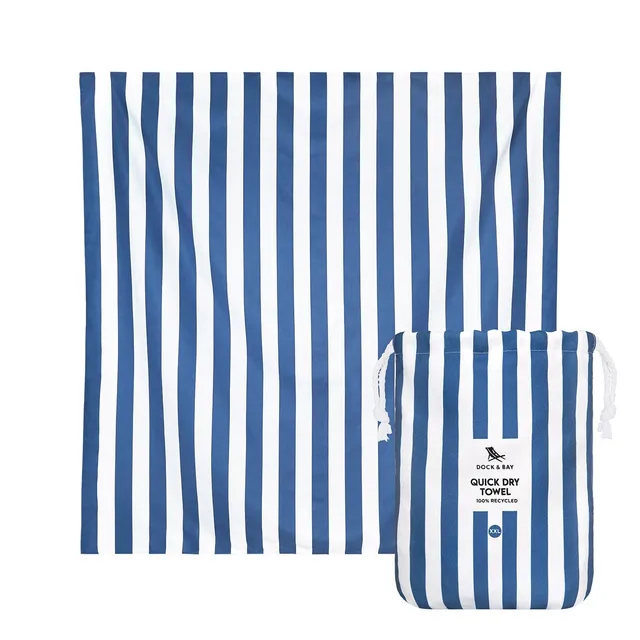 dock-bay-cabana-quick-dry-strandtuch-extra-extra-large-xxl-whitsunday-blue-100-r image 1