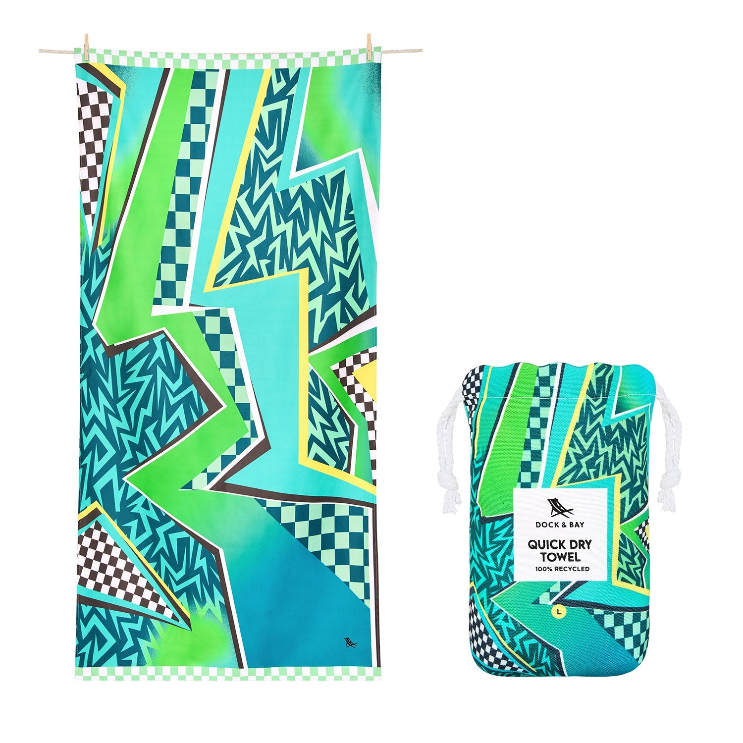 dock-bay-kids-beach-towel-kinder-strandtuch-tide-skater-sandfreies-schnelltrockn image 1