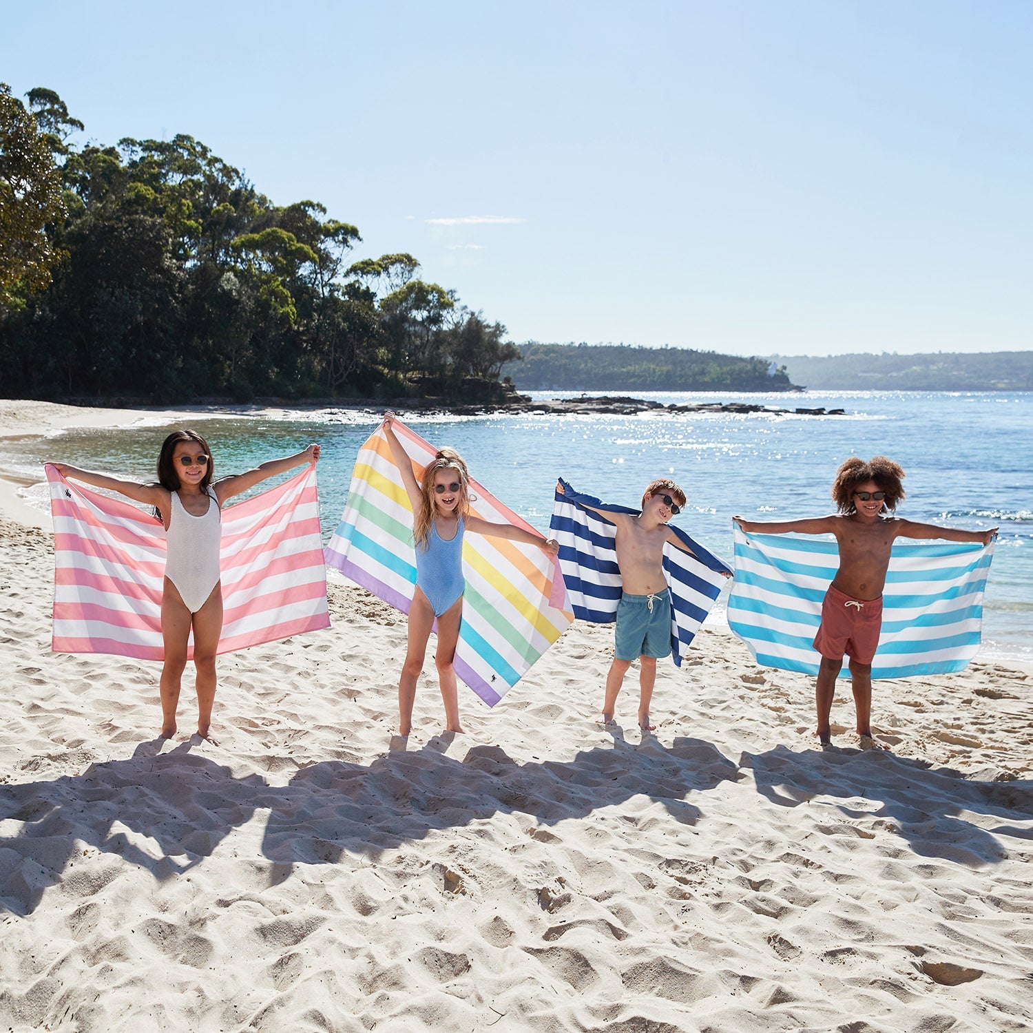 dock-bay-kids-beach-towels-top-of-the-pops-4er-set-kinder-strandt-cher-100-recyc image 2