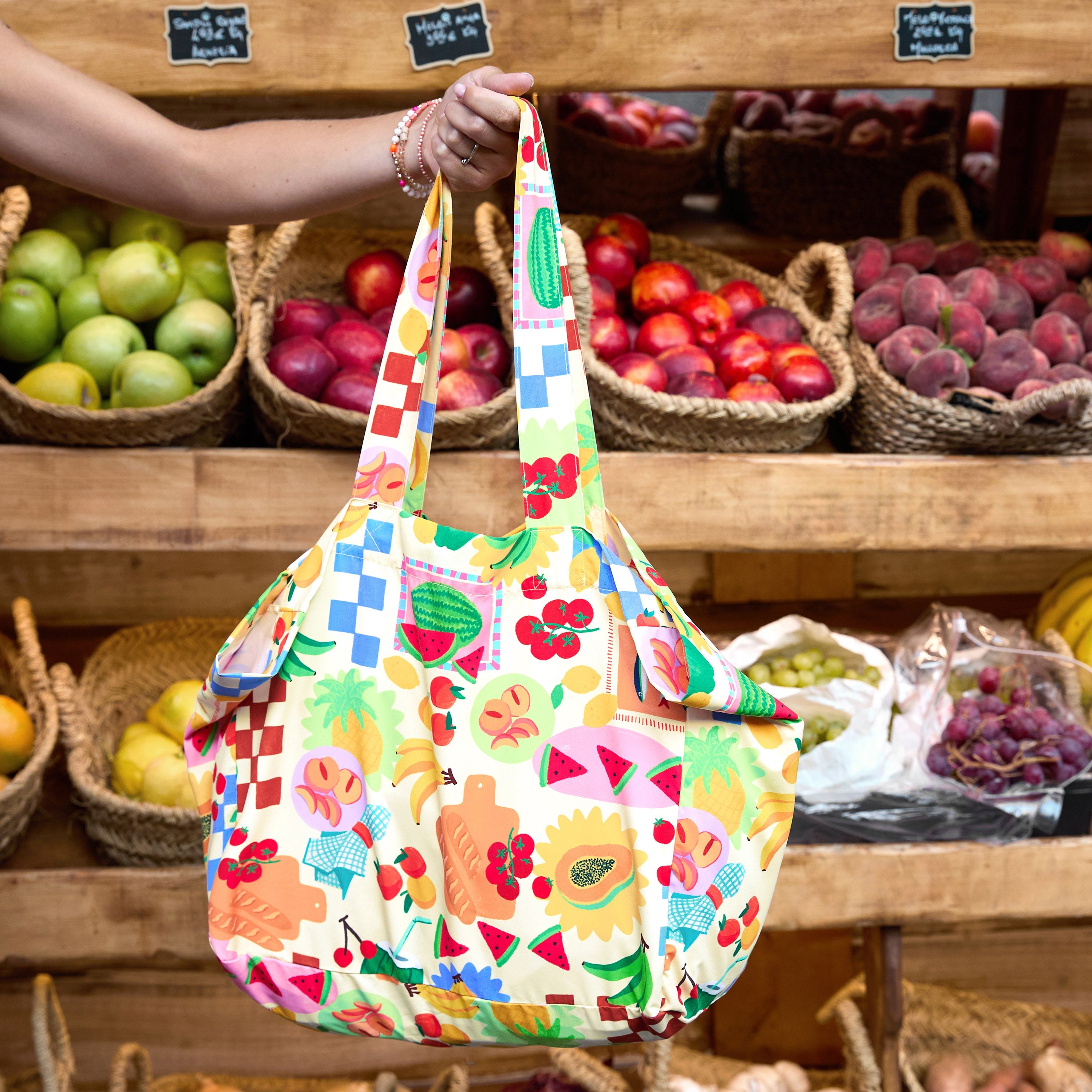 dock-bay-foldaway-tote-bag-supper-club-faltbare-strandtasche-aus-100-recyceltem- image 2