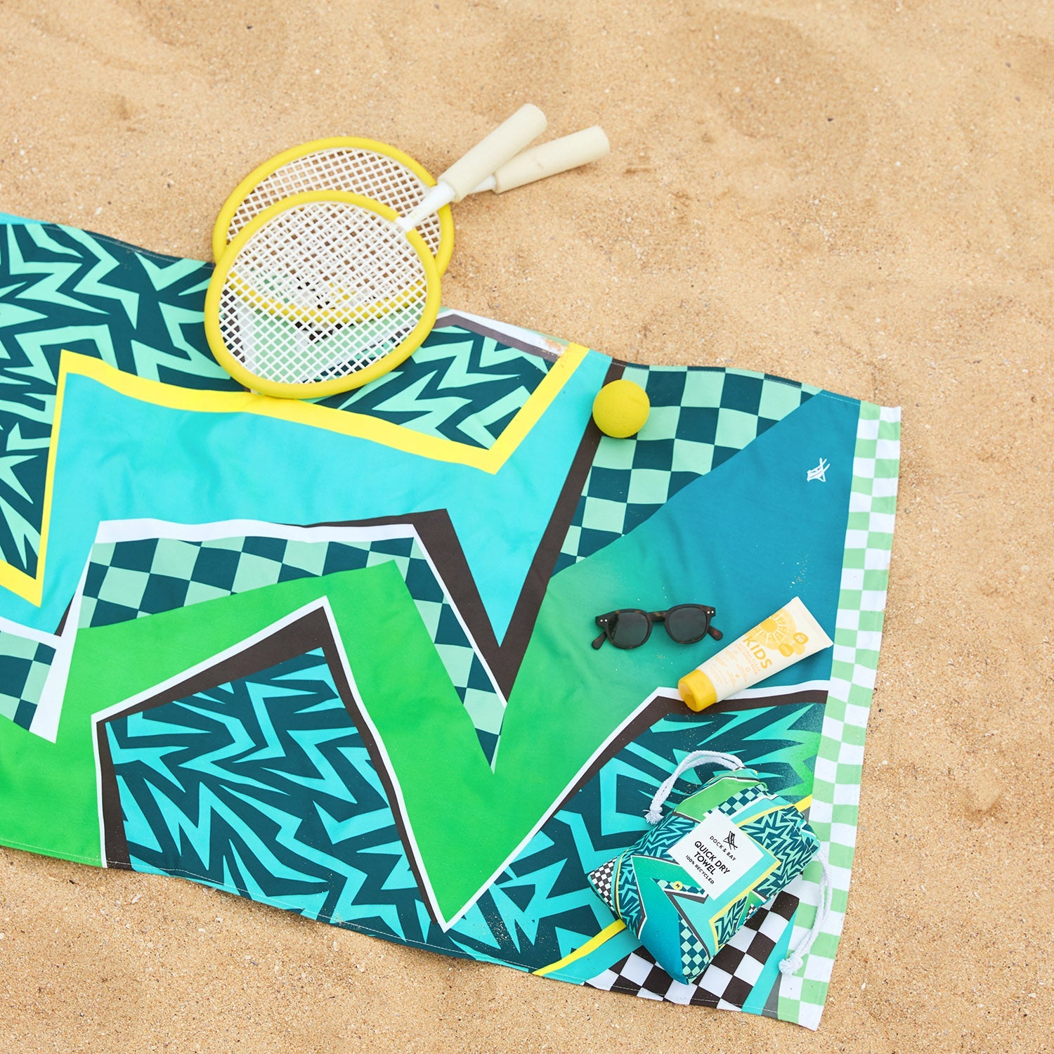 dock-bay-kids-beach-towel-kinder-strandtuch-tide-skater-sandfreies-schnelltrockn image 3