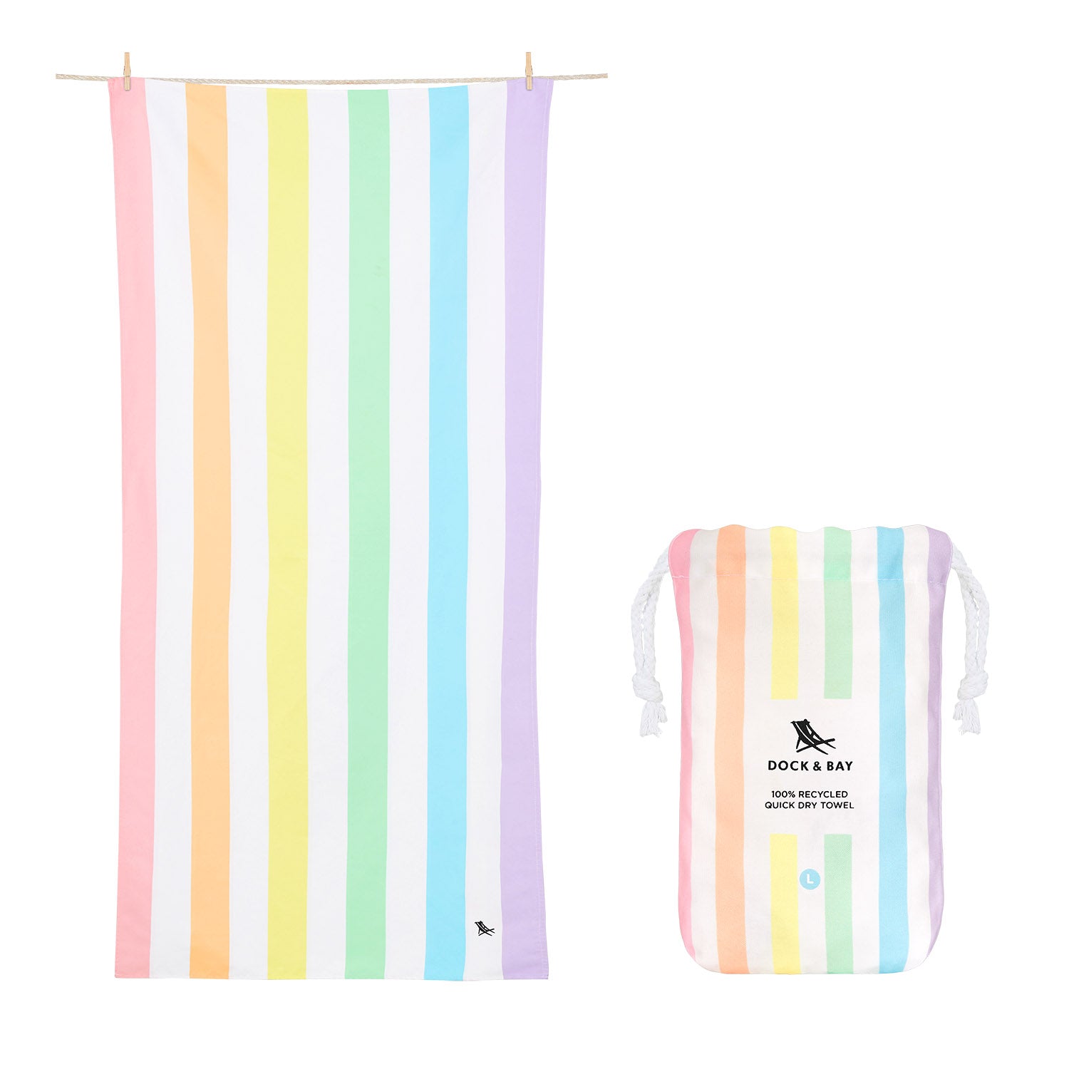 dock-bay-quick-dry-strandtuch-rainbow-shores-6er-set-xl-sandfrei-dryq image 5