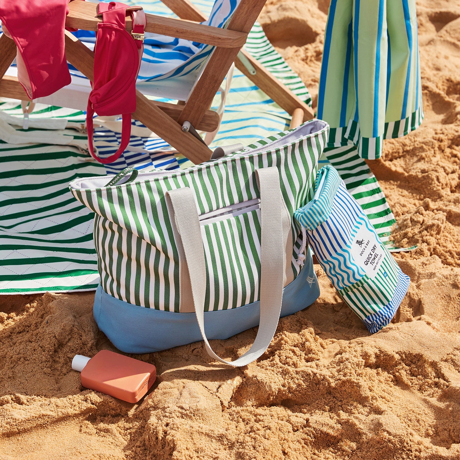 dock-bay-beach-bag-olive-grove-strandtasche-recyceltes-material-sandabweisend-mi image 5