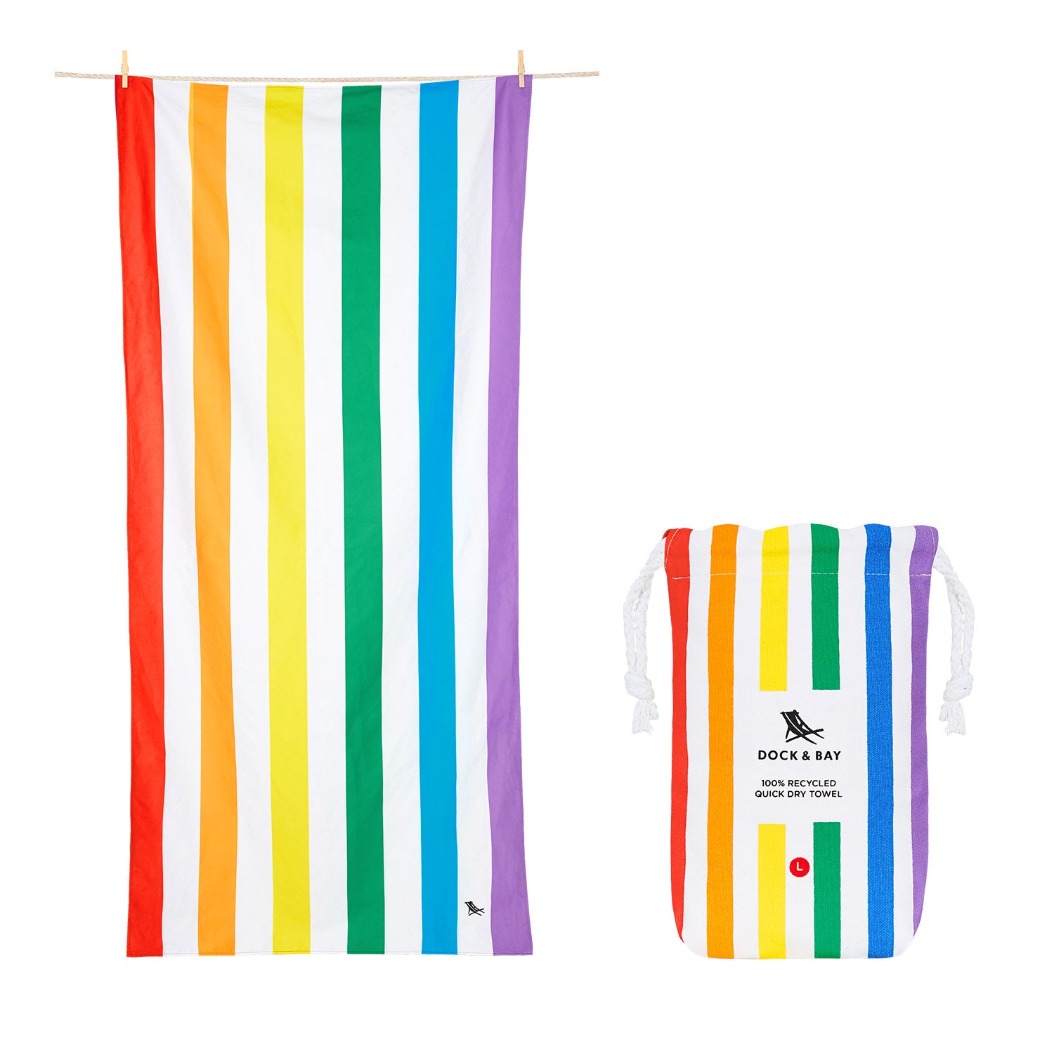 dock-bay-quick-dry-strandtuch-rainbow-shores-6er-set-xl-sandfrei-dryq image 6