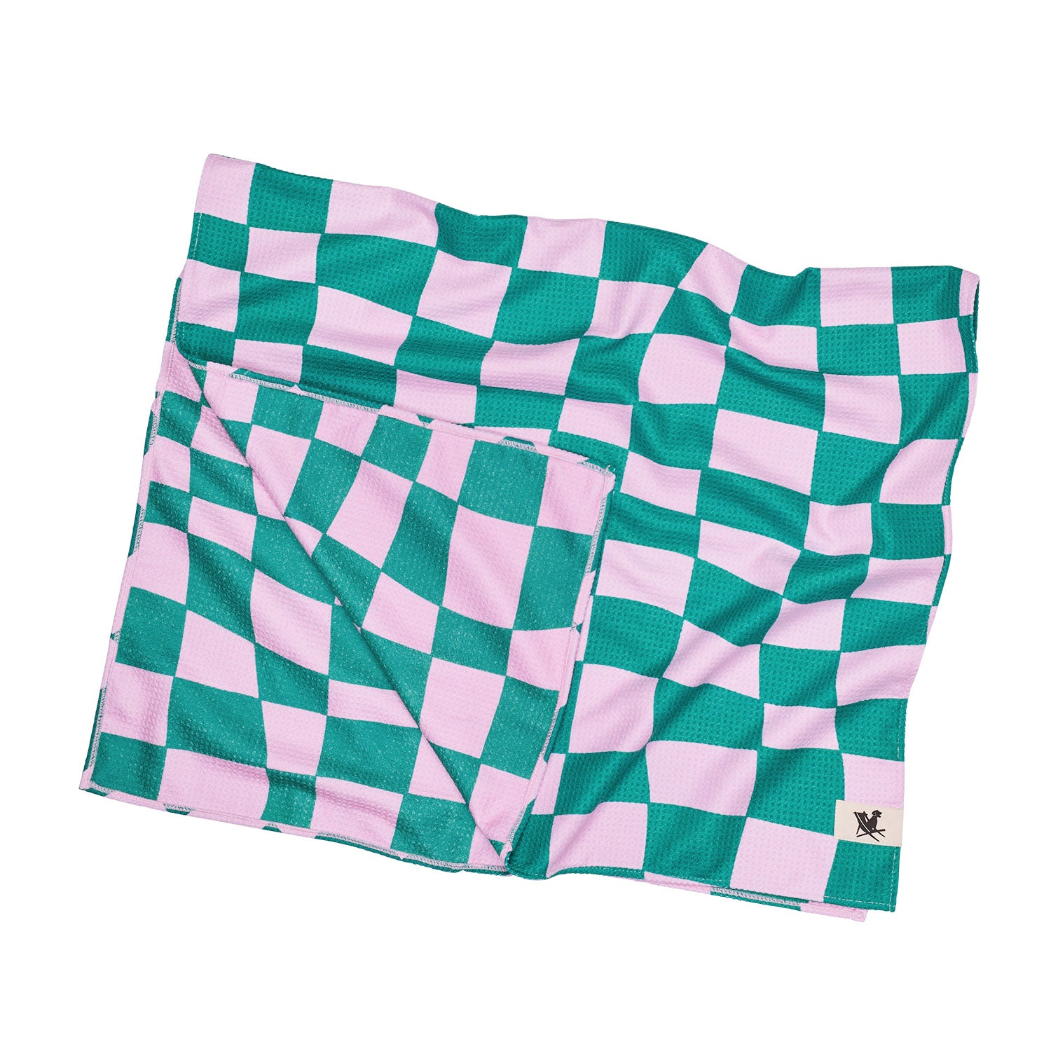 dock-bay-dog-towel-check-mutt-hundetuch-mit-dryq-waffle-und-handtaschen image 7