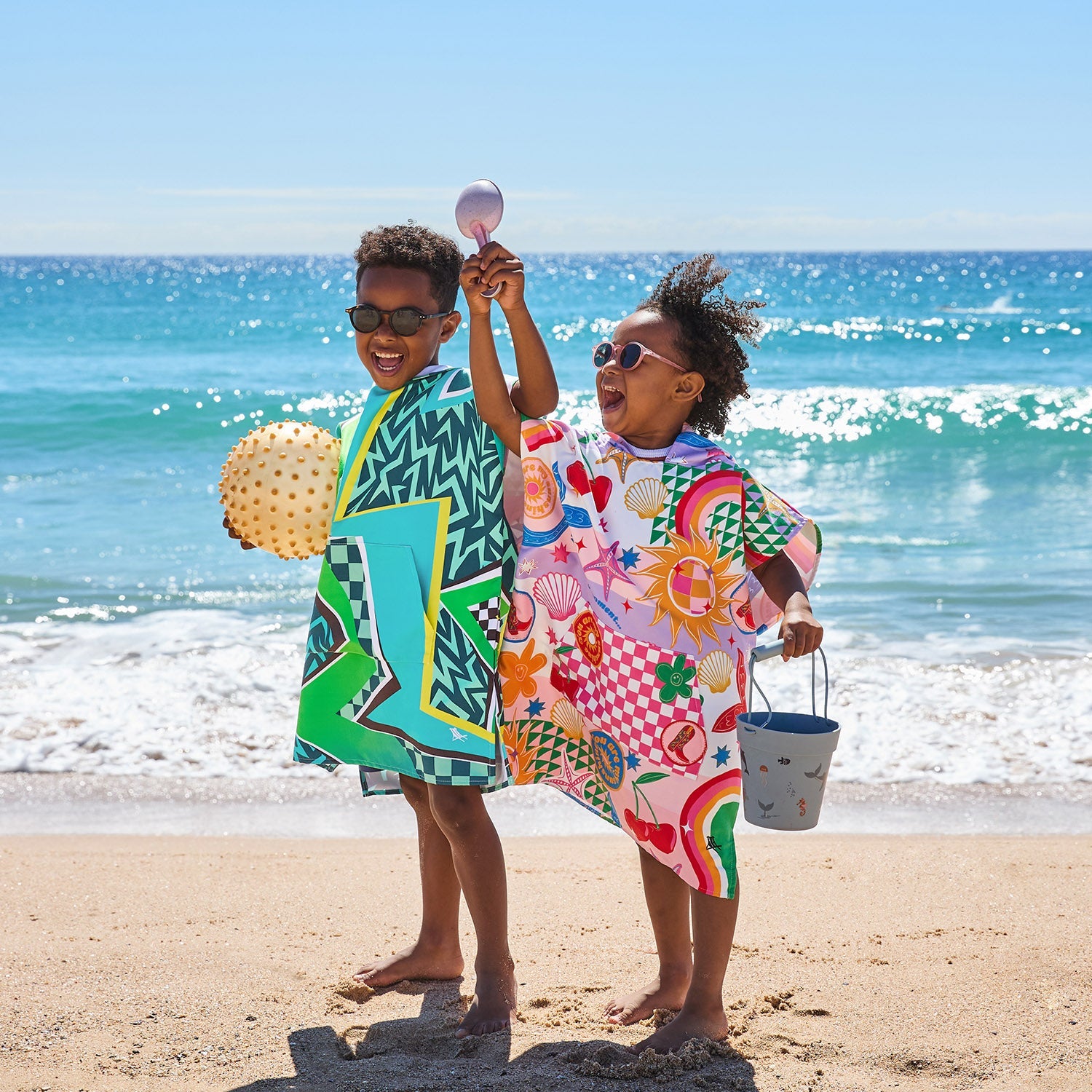 dock-bay-kinderponcho-good-vibes-club-bade-poncho-f-r-kinder-mit-upf-50-aus-dryq image 7