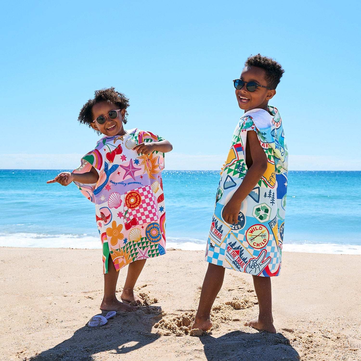 dock-bay-kinderponcho-good-vibes-club-bade-poncho-f-r-kinder-mit-upf-50-aus-dryq image 8