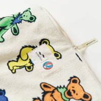 slowtide-dancing-bears-terry-pouch-grateful-dead-edition-10-x-12 image 2
