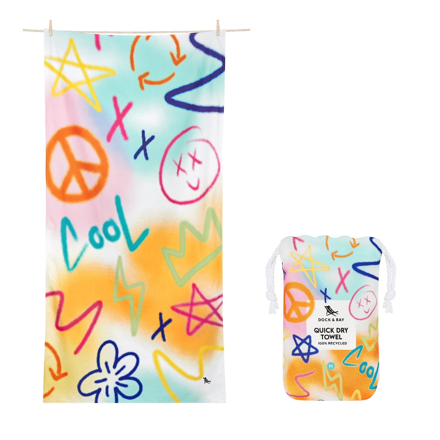 dock-bay-kinderstrandtuch-sand-to-streets-quick-dry-kids-beach-towel-100-recycel image 5